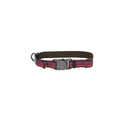 5/8 x 12-Inch K9 Explorer Berry Reflective Adjustable Dog Collar